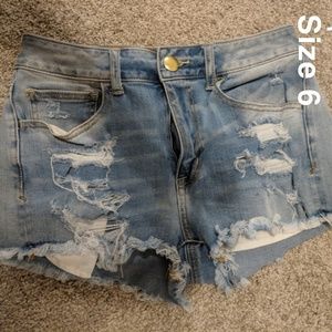 American eagle high waisted Jean shorts